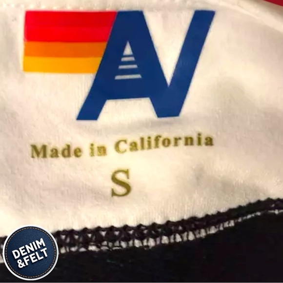 Aviator Nation 2 Piece LOGO ELASTIC KEYHOLE BRA & SHORTS SET - WHITE | EUC!♥️🌈⚡️ - Picture 8 of 16